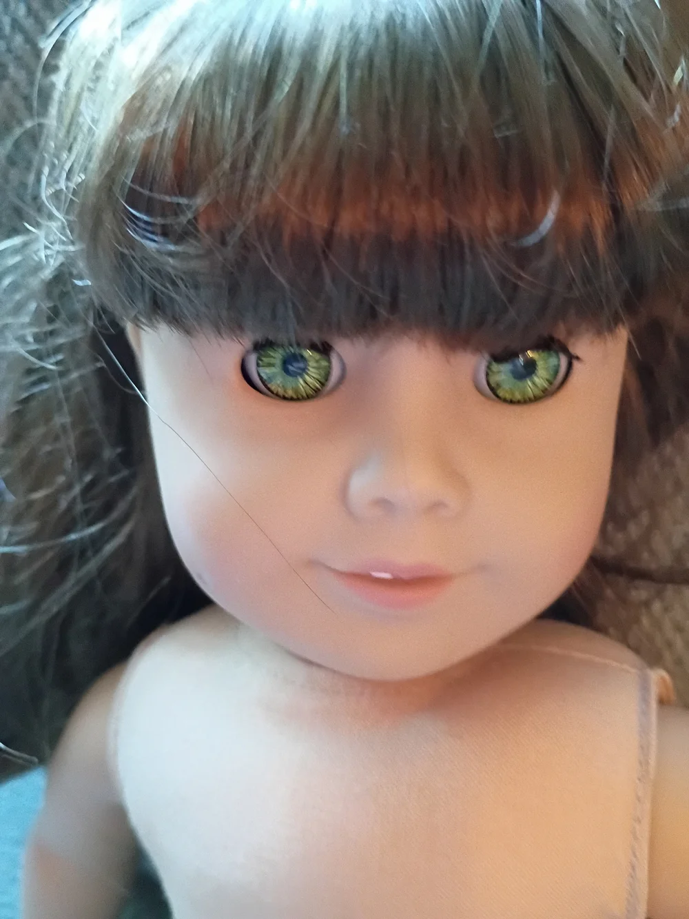 Vintage American Girl Pleasant Company Retired Just Like You 19 Doll Green Eyes
